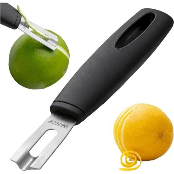 Stainless Steel Channel Knife Citrus Zester Peeler Bar Tool for Cocktails - Picture 1 of 7